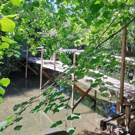 Île avec deux maisonnettes - 2 pièces - 60 m²