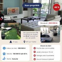 Appartement duplex - 3 pièces - 91 m²