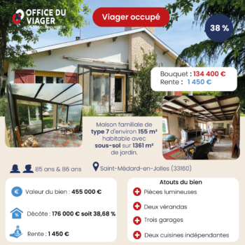 Viager occupé Saint Médard
